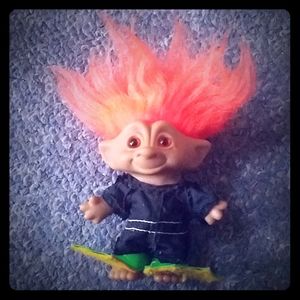 Vintage Treasure Troll Scuba Diver